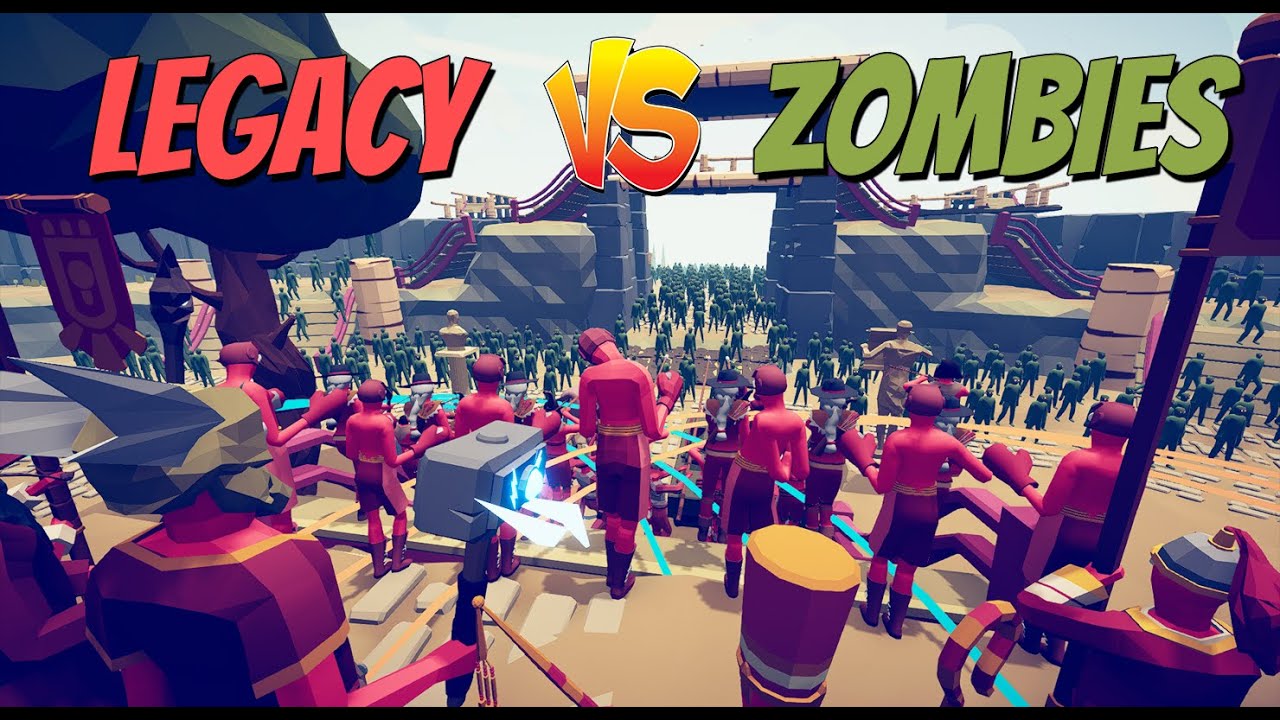 TABS - LEGACY VS ZOMBIES: ALL FACTION ZOMBIE INVASION