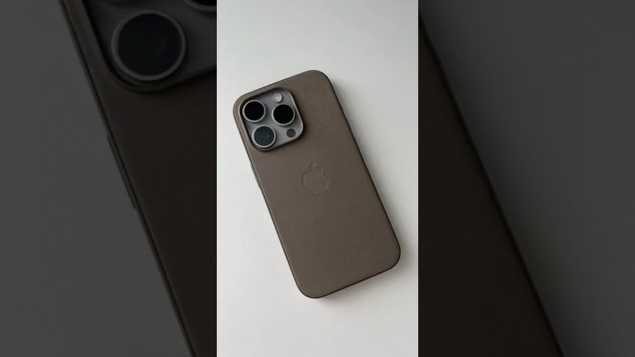 FineWoven case (Taupe) - iPhone 15 Pro #FineWoven #Apple #iPhone15Pro #FineWoveniPhone15Pro