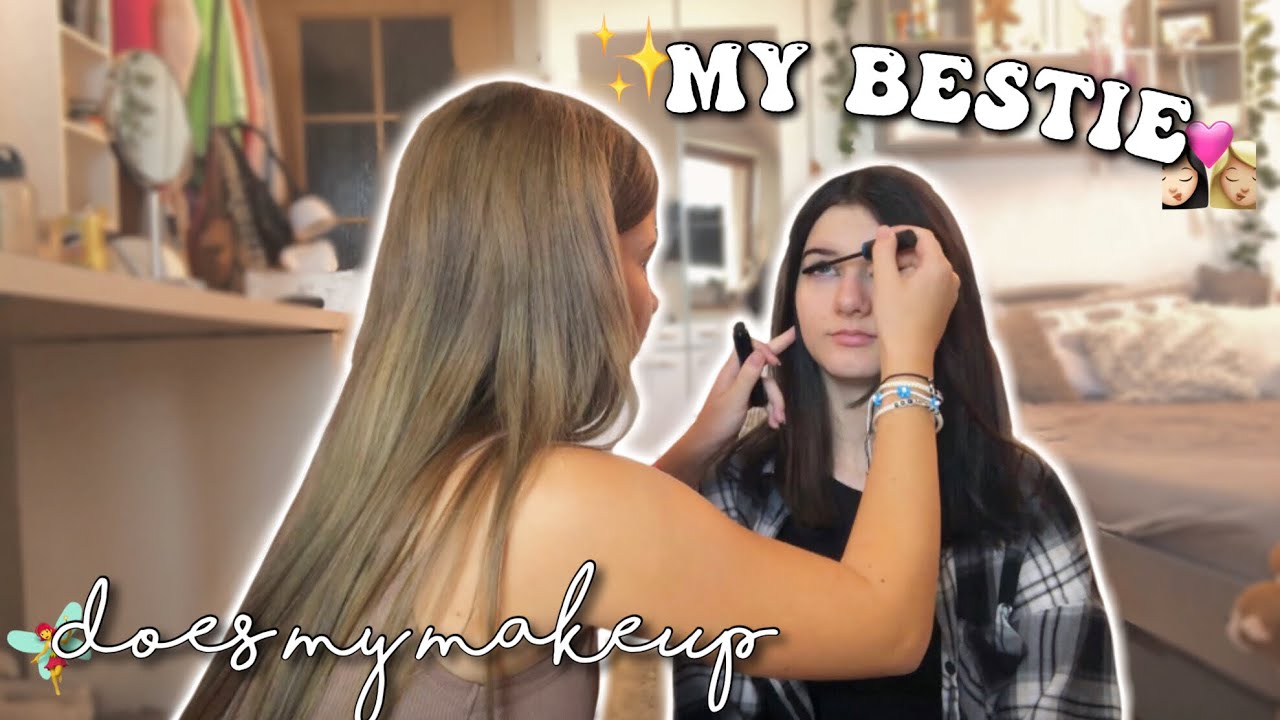 SÁRI MI DĚLÁ MAKEUP 🧚‍♀️💗| my bestie does my makeup 👩🏻‍❤️‍💋‍👩🏼💋// w. @s_pilatovaa
