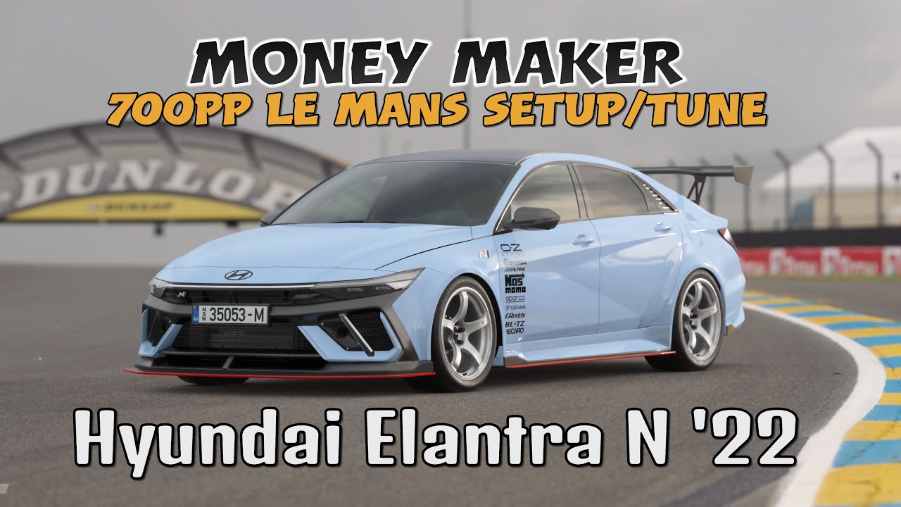 GT7 Money Maker | Hyundai Elantra N '22 - Lexus SC430  | 700PP Le Mans Tune (Update 1.67)