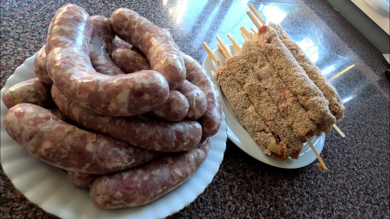Odc. 60 Pyszna Kiełbasa grillowa z serem i mielone na patyku na grilla. Przepis od A do Z...