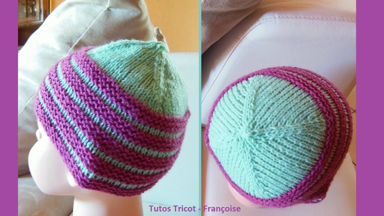 Tuto Tricot Bonnet Bébé 0 à 3 mois | Point mousse & point de jersey | Gorrito | Beanie