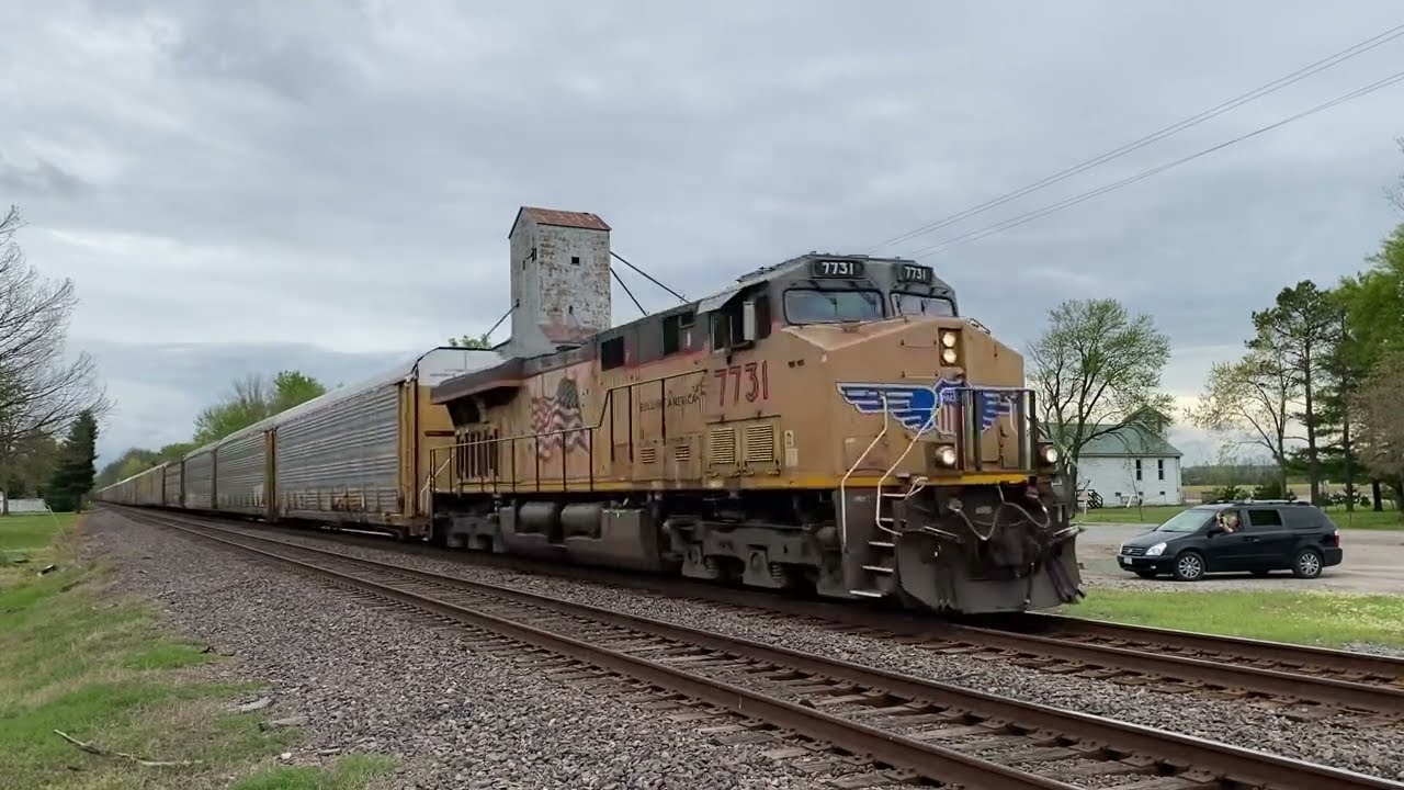 HOT Action on UP's Chester Subdivision - 12 Trains in FIVE Hours at Ware, Illinois