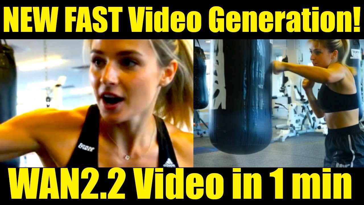 FAST Video generation with WAN2.2 I2V | PainterI2V | Video in 1 minute