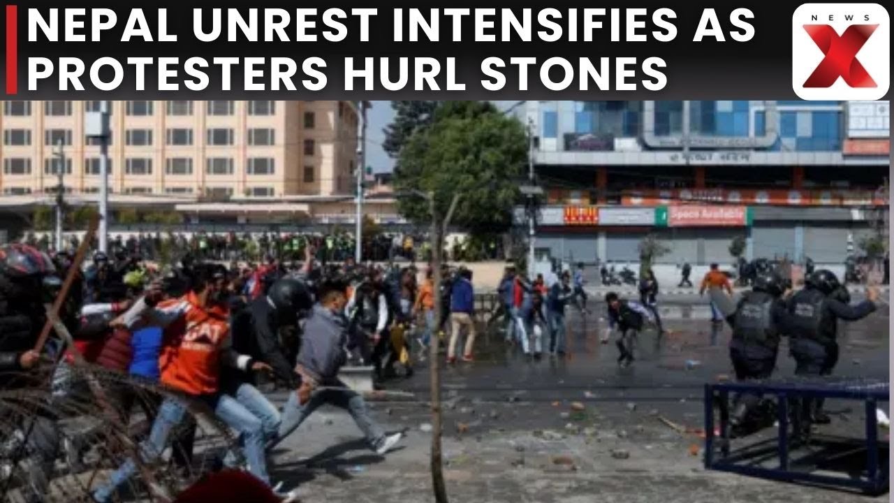 Nepal Protests Turn Chaotic as Demonstrators Hurl Stones at Security Forces in Kathmandu | NewsX