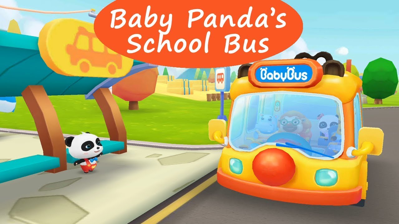 Baby Panda’s School Bus - Become a bus driver and pick up all your friends | BabyBus Games