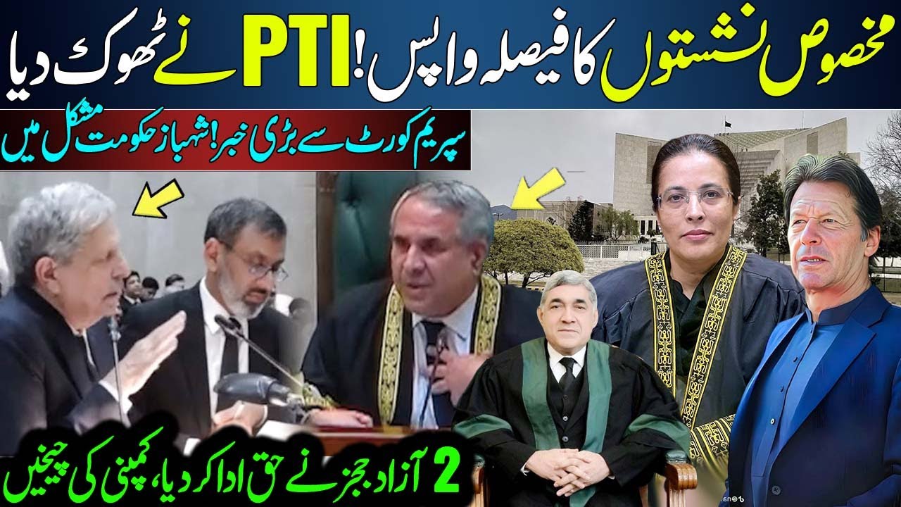 Big Set Back To Reserved Seats Case Decision | Well Done PTI | Latest Development From Supreme Court