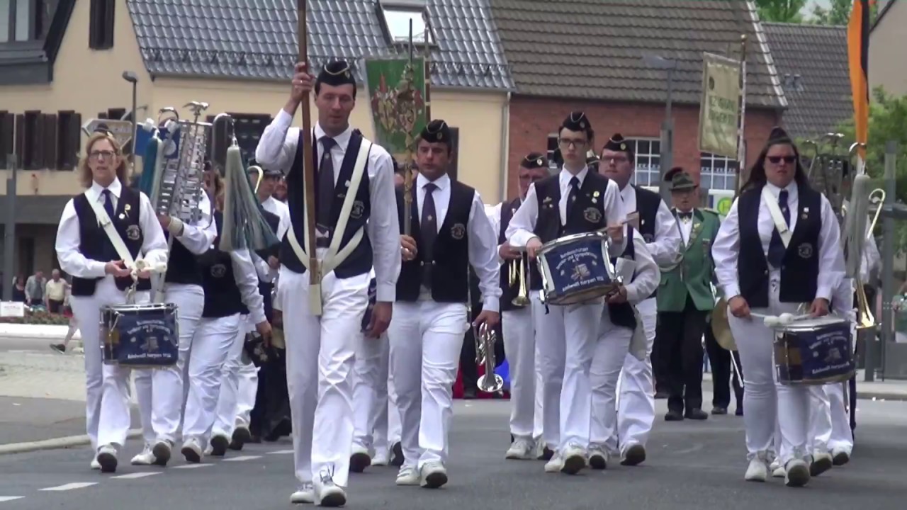 Schützenfest St  Hubertus Kerpen 1842 e  V  Festzug 04  Juni 2017