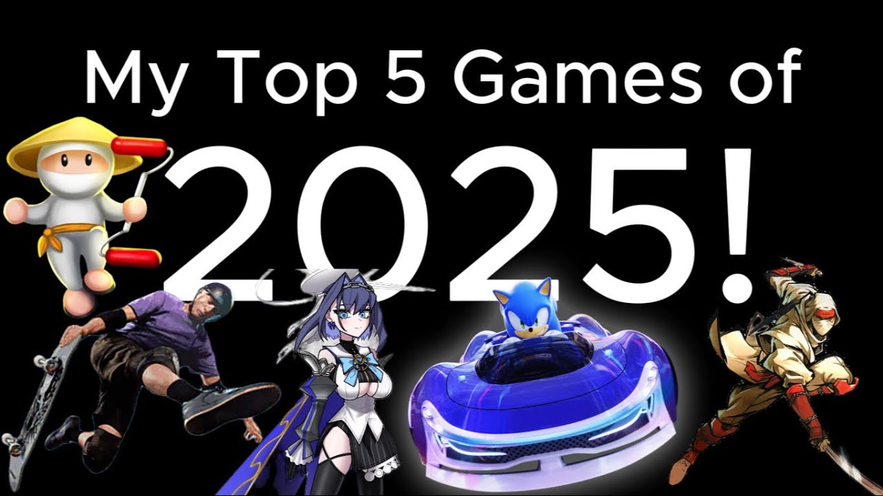 Мои 5 любимых игр 2025 года!