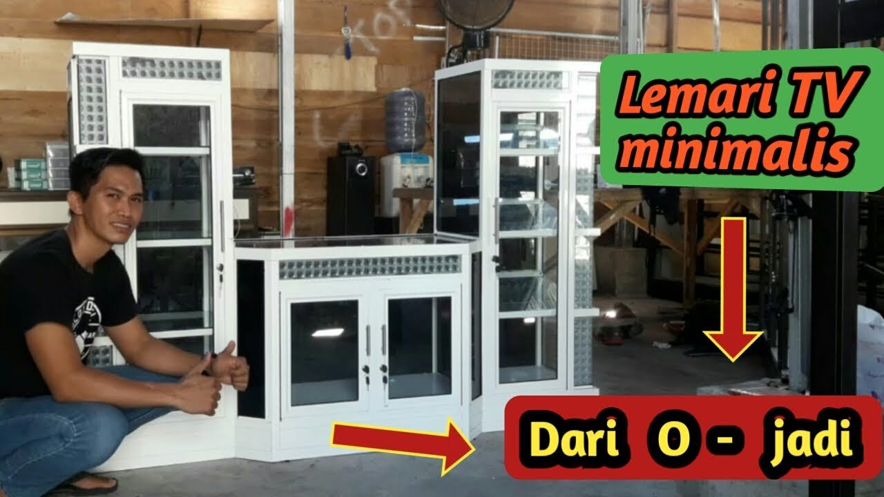 🔥Tutorial Membuat Lemari TV sudut  Minimalis