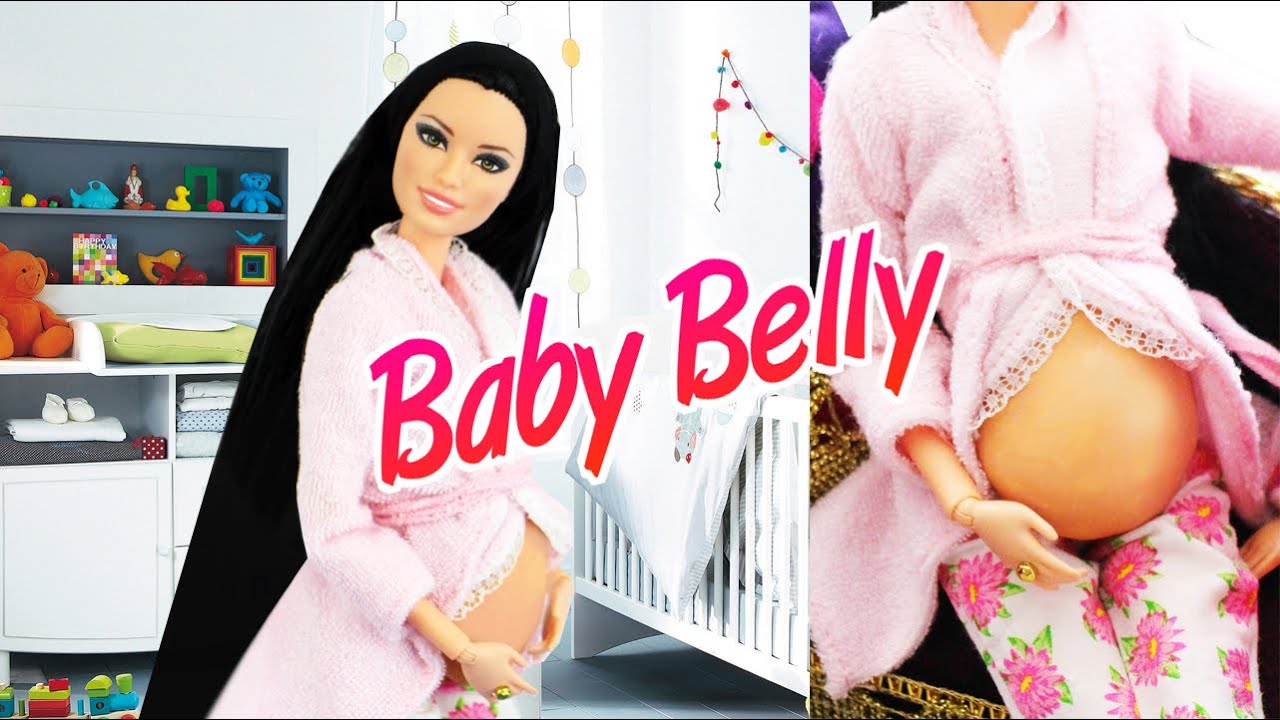 👶🍼 How to Make A Pregnant Barbie Doll - simplekidscrafts