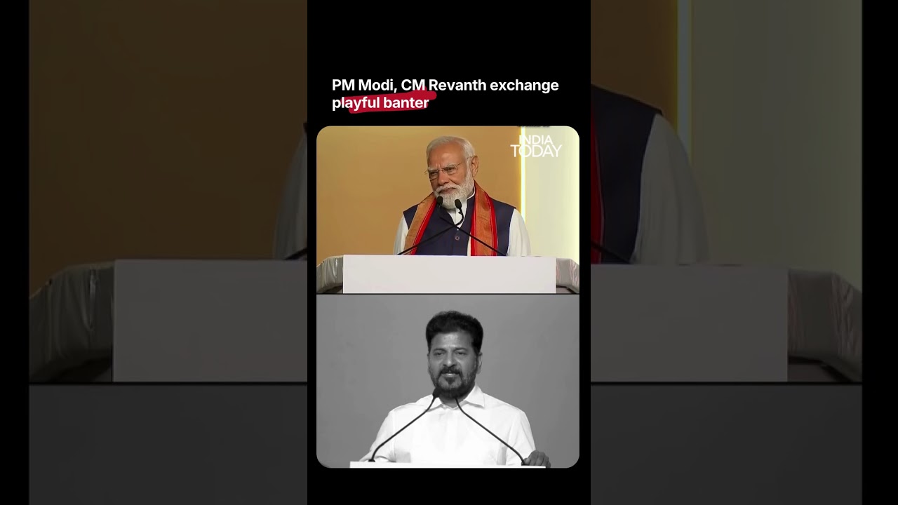 VIRAL VIDEO | PM Modi&rsquo;s Light-Hearted &ldquo;Better to Ally With Me&rdquo; Remark To Telangana CM Revanth Reddy