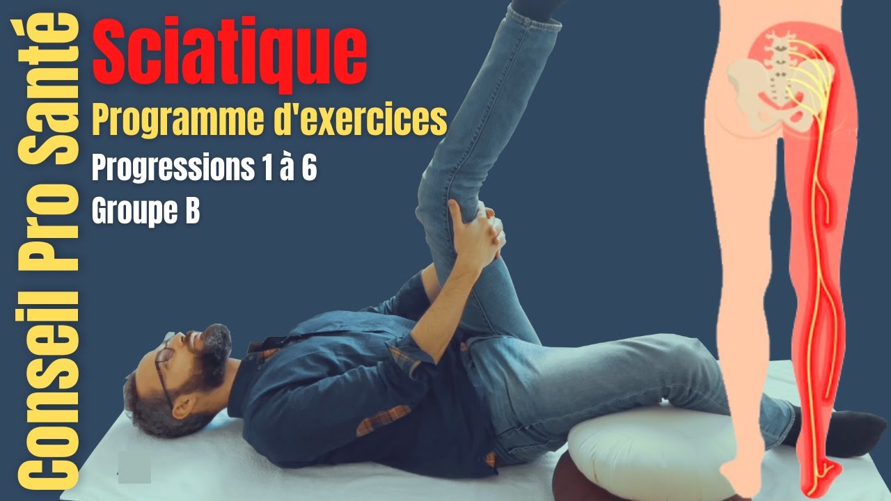 Exercice SCIATIQUE : PROGRAMME d'exercices pour la soigner