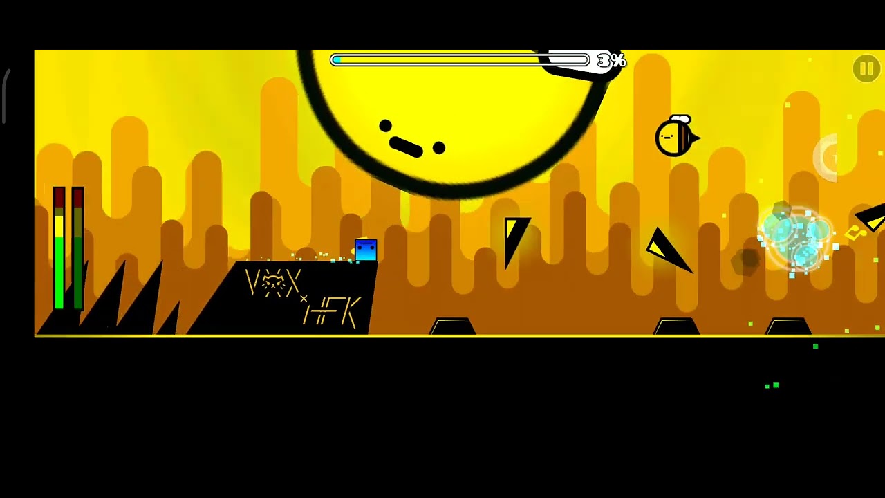 Doing the hardest I can't survive but now I can do it Geometry dash ispywithmylittleeye
