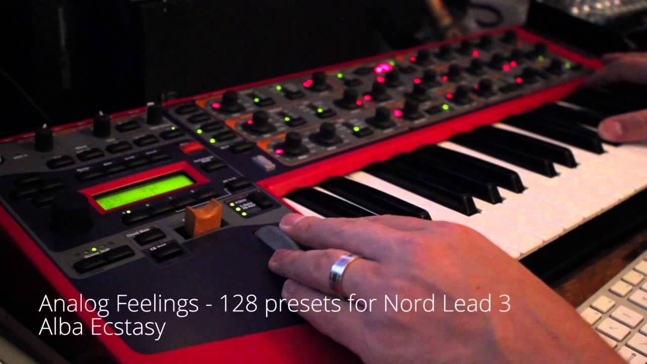 Analog Feelings - 128 presets for Nord Lead 3