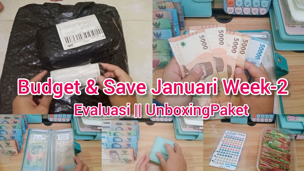 Budget & Save Januari Week-2 || Evaluasi dan Unboxing.