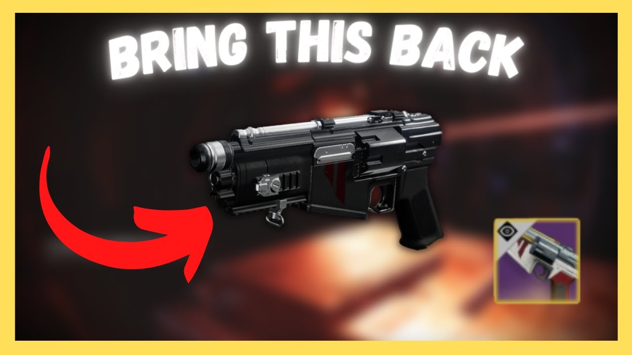 Bungie Please Bring Back This Gun! D.F.A ( My Favorite Weapon )