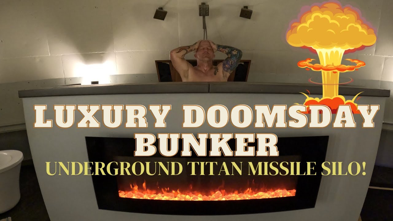 SLEEPING IN A LUXURY DOOMSDAY BUNKER (tour) #doomsday #underground #bunker #missile #tour
