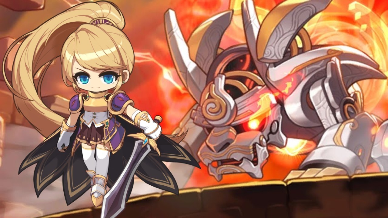 MapleSEA Dawn Warrior/Soul Master [300m CP] Kalos SSS rank Evaluation Match