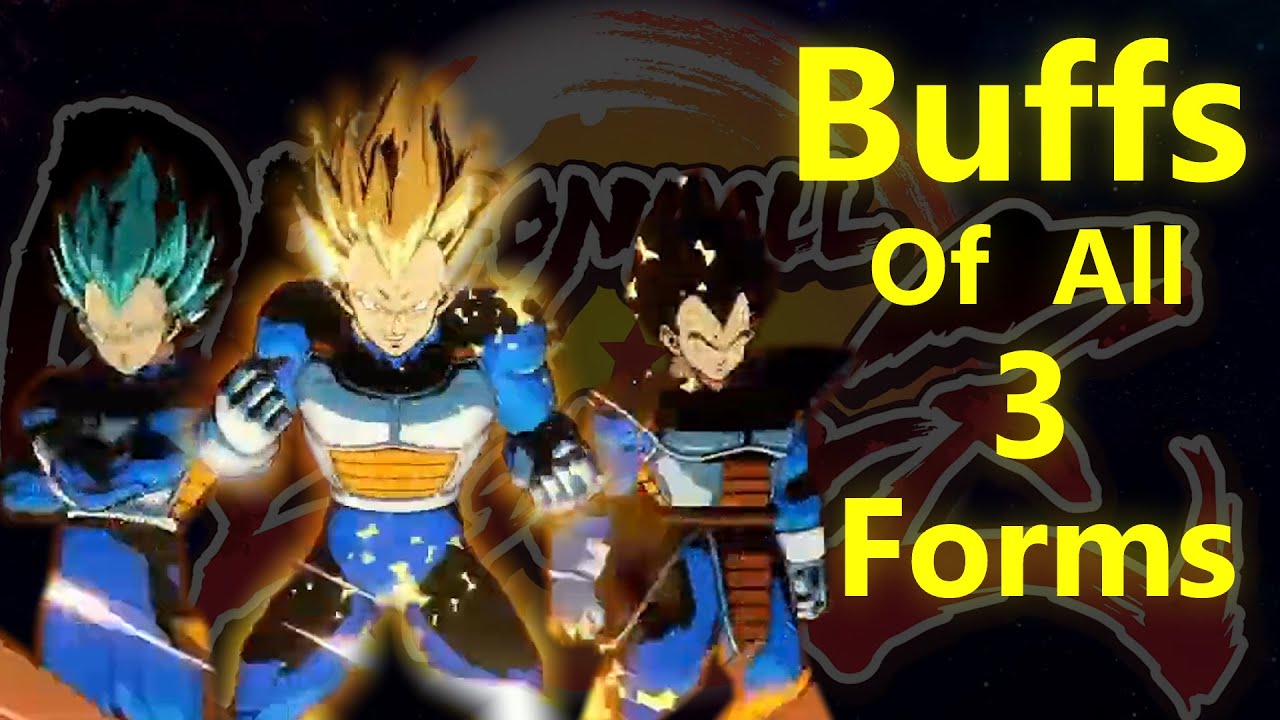 DBFZ - How to use the Vegetas’ New Buffs (Base, SSJ, SSGSS) [Season 4]