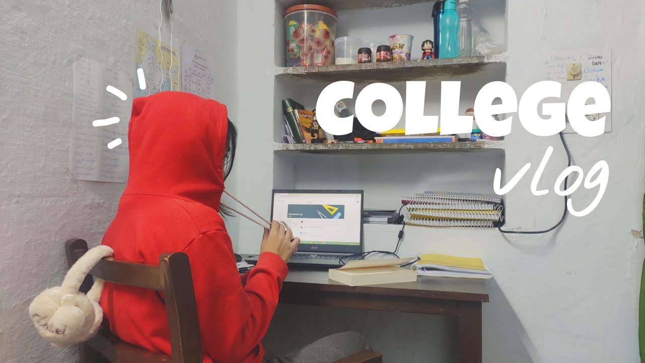 Indian College Life 🇮🇳[St. Stephen's Diaries ep 4📚🍜]  It's a weekend but work load never ends 📈