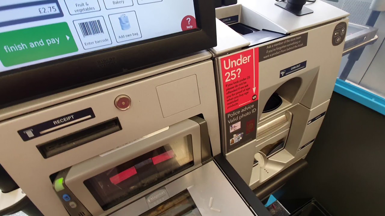 Wincor Nixdorf Self Checkout Machine - Co-op - Twickenham - Richmond Road - West London