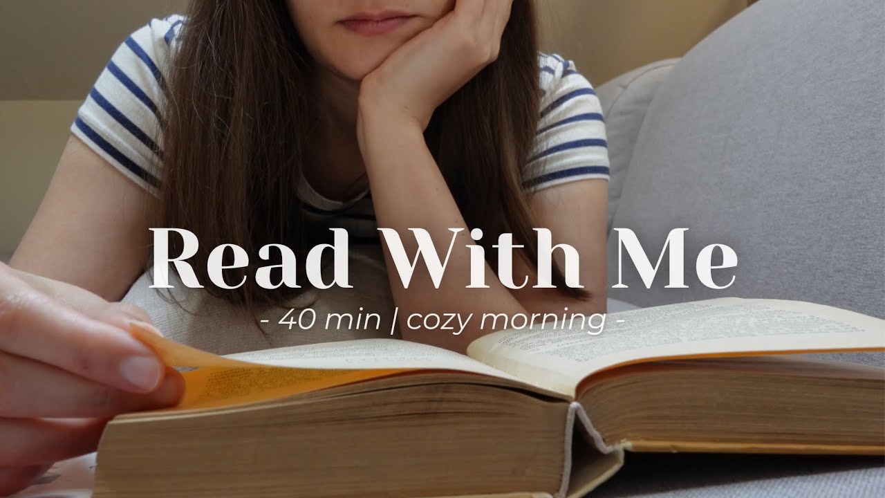 Cozy Morning Read With Me 🌅 | 40 min real-time, real sounds