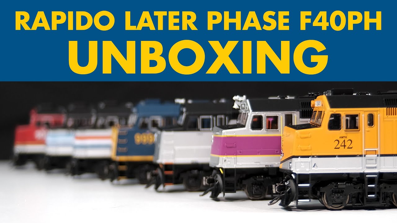 Rapido Later Phase F40PH Unboxing