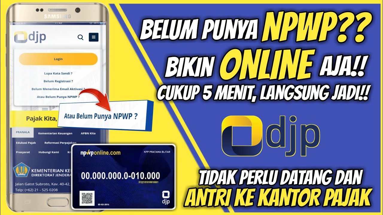 Cara membuat npwp online - cara membuat npwp online bagi yang belum bekerja