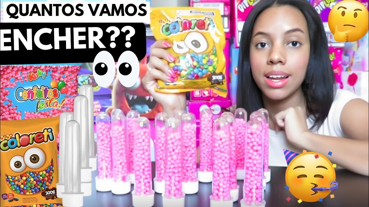 QUANTOS TUBETES DÁ PRA ENCHER COM ESSES DOCES??? DESCUBRA NESSE VÍDEO