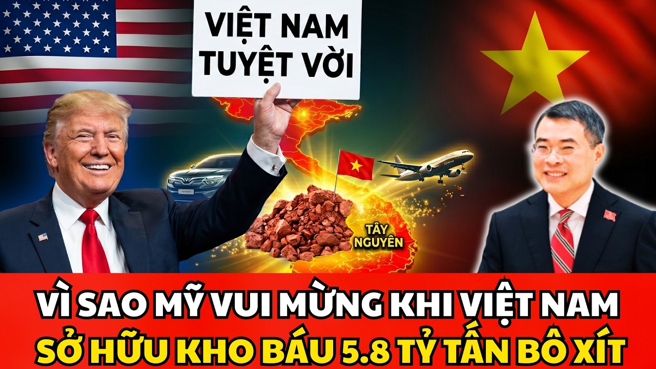 V&igrave; Sao Mỹ Vui Mừng Khi Việt Nam Sở Hữu Kho B&aacute;u 5.8 Tỷ Tấn B&ocirc; X&iacute;t