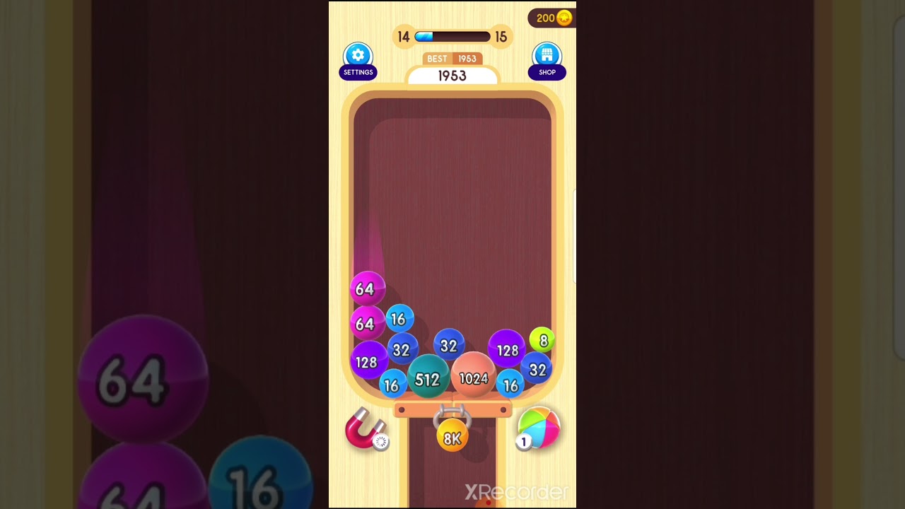 Noob pro hacker god 2048 Roll merge