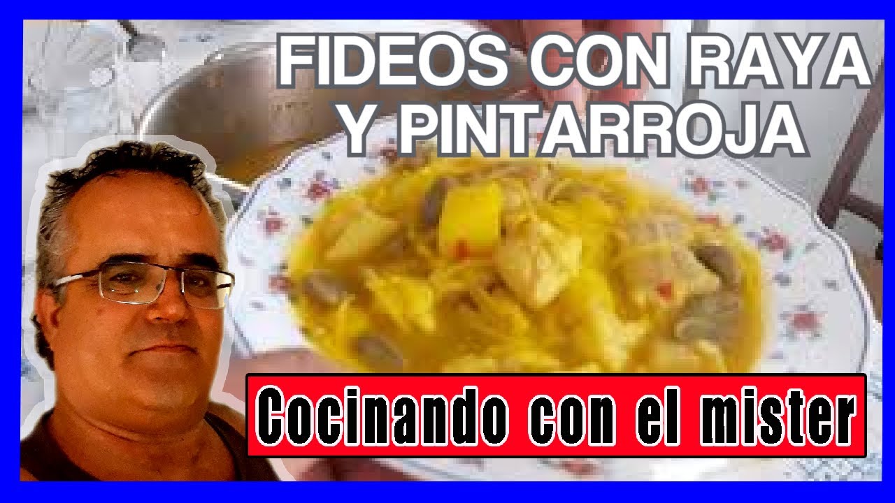 FIDEOS CON RAYA Y PINTARROJA MISTERnoodles with ray and catfish射线和cat鱼面条Sh&egrave;xi&agrave;n h&eacute; cat y&uacute; mi&agrave;nti&aacute;o