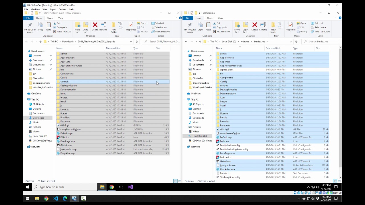 DNNCMS Upgrading Development Environment to Test Release Candidate