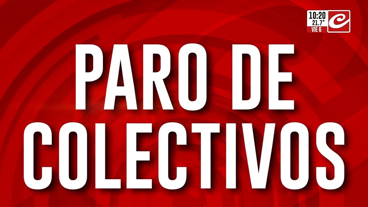 Paro de colectivos: 35 líneas permanecen sin prestar servicio por falta de pago