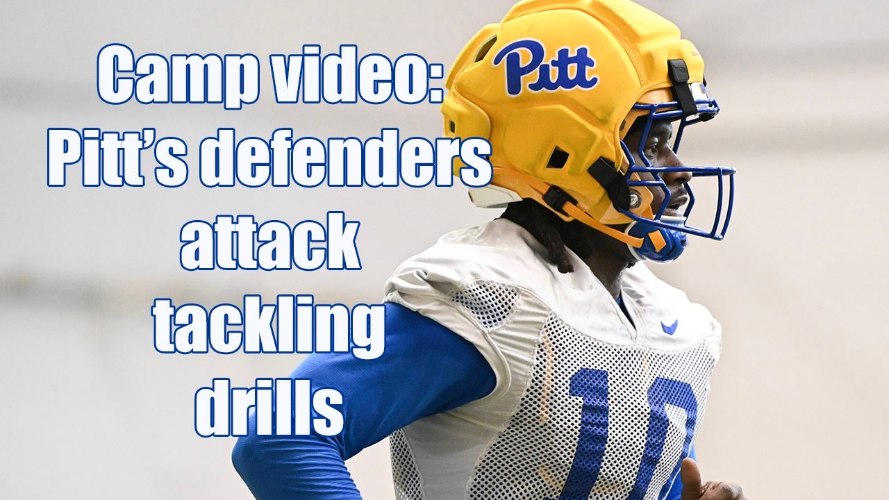 Spring camp video: Pitt's defense attacks tackling drills | Pitt football on Panther-Lair.com