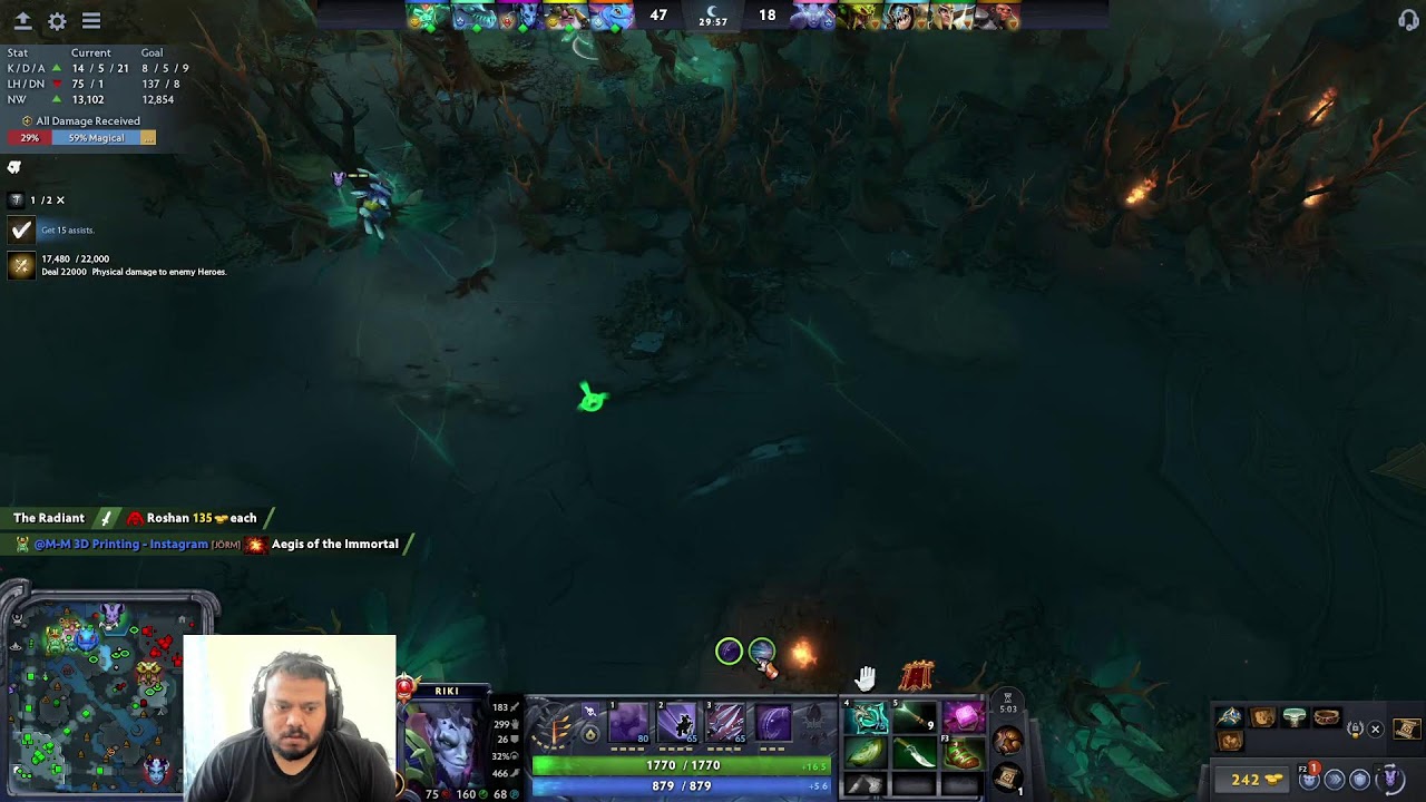 Crusader MMR Grind – Offlane Riki Ranked Climb | Dota 2