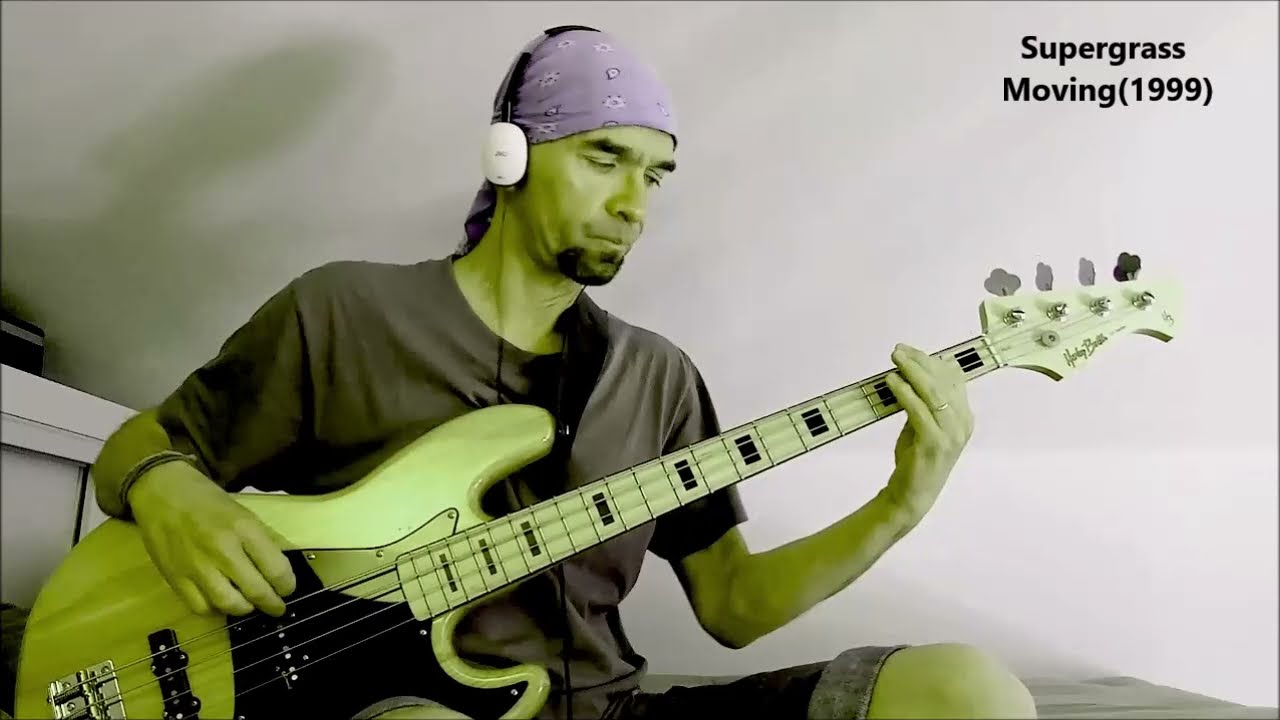 SUPERGRASS-Moving**BASSCOVER(96)**+tablature