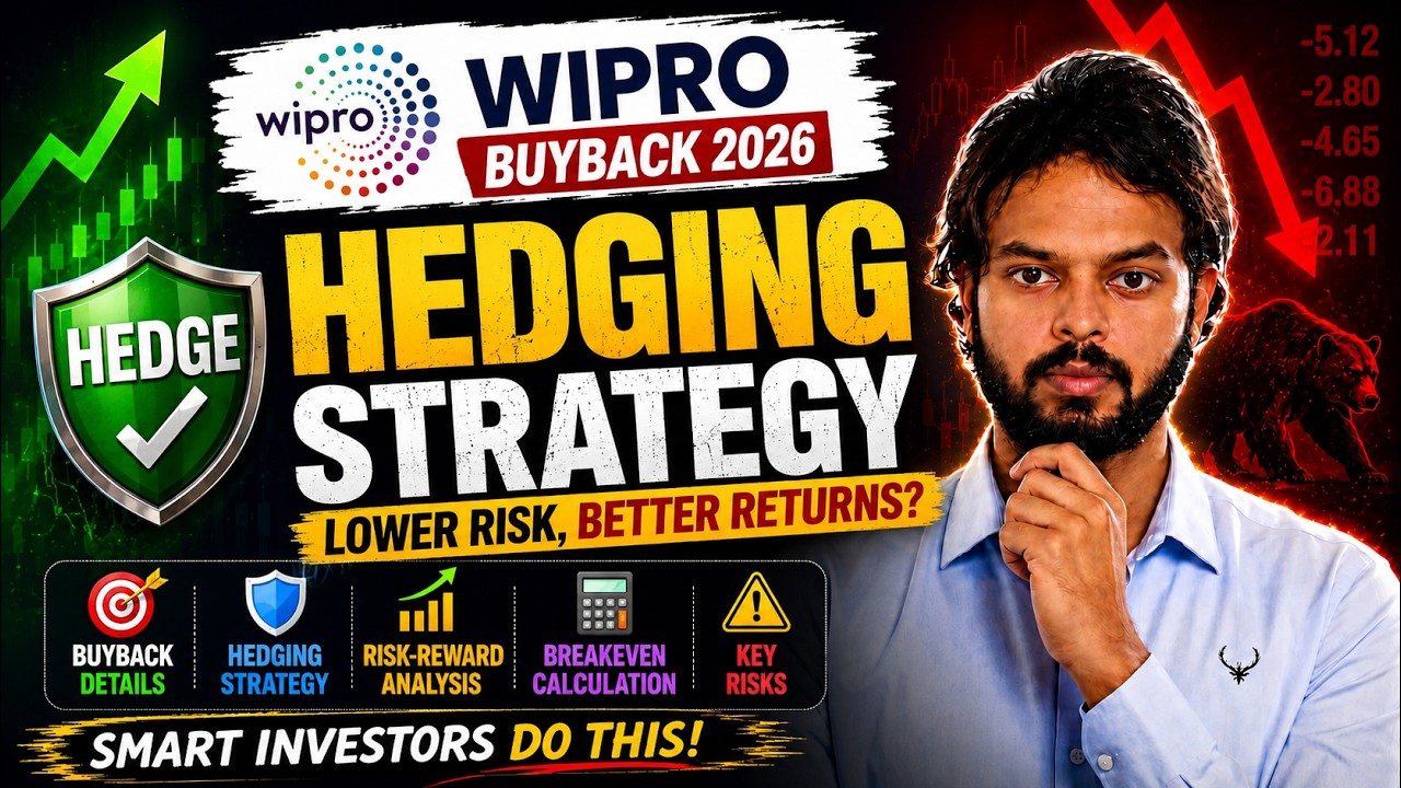 Wipro Buyback Hedging Strategy 2026 | Reduce Risk & Maximize Profit?