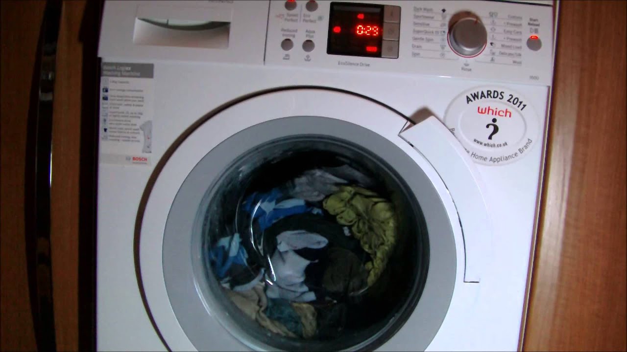 Bosch logixx WAS32461GB washing machine cotton 40 speed perfect overloaded (complete)