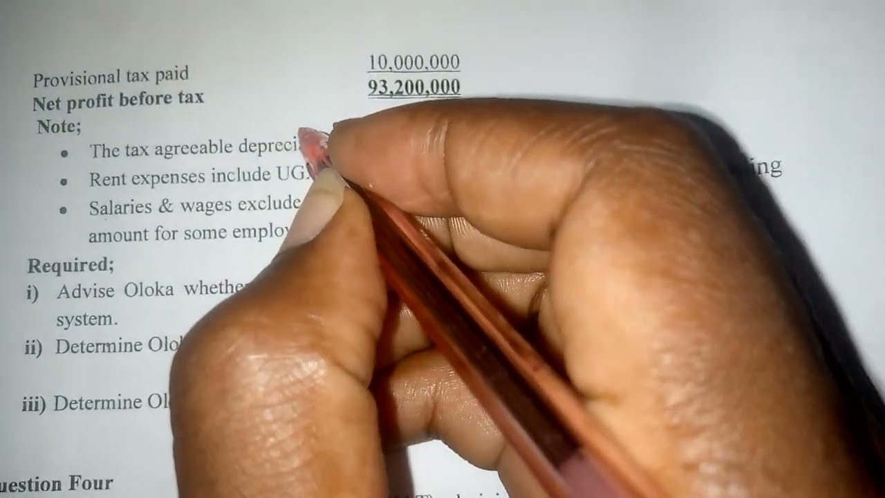 Business income Example (ETAX @NAISHAACADEMY )