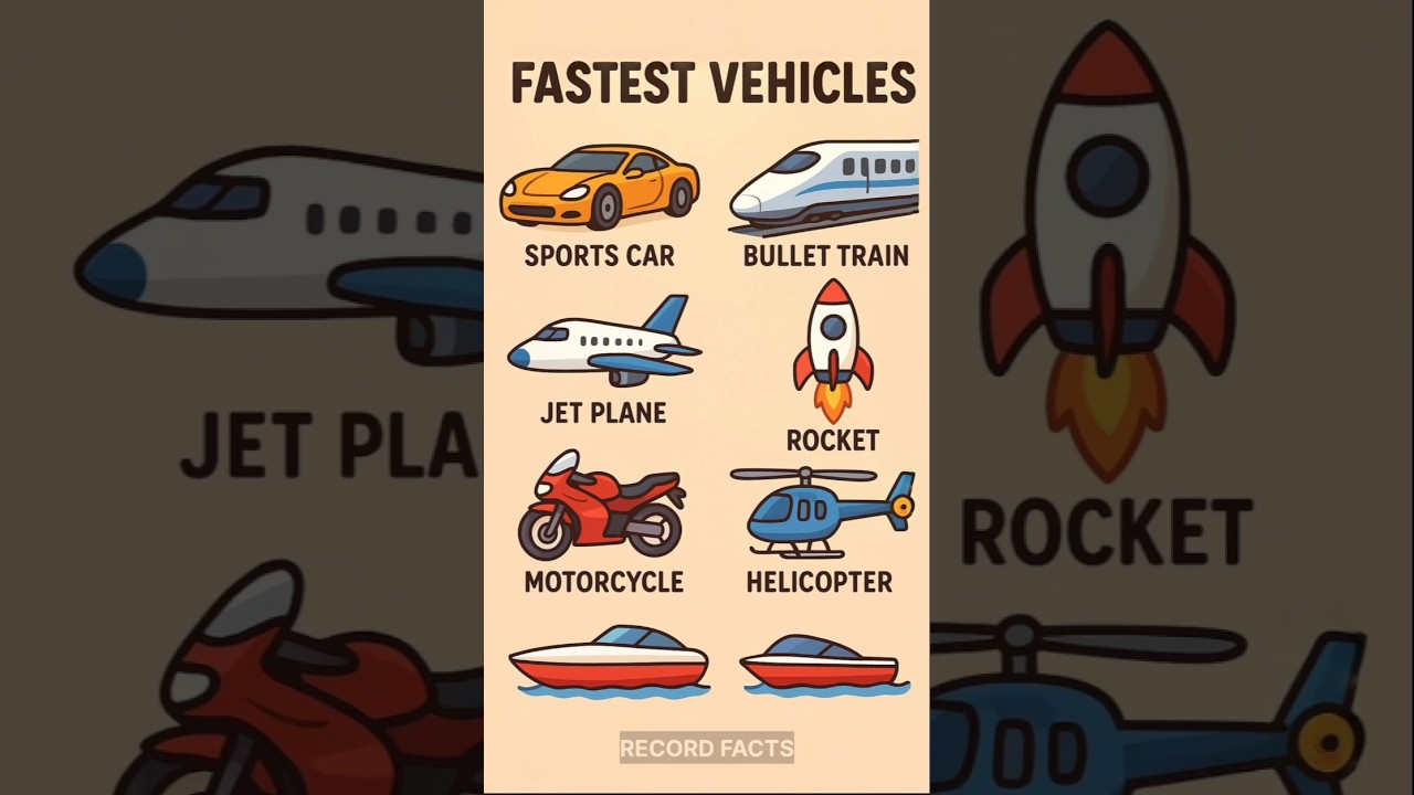 Fastest Vehicles in the World 🚀🏎️#FastestVehicles #Technology #Speed
