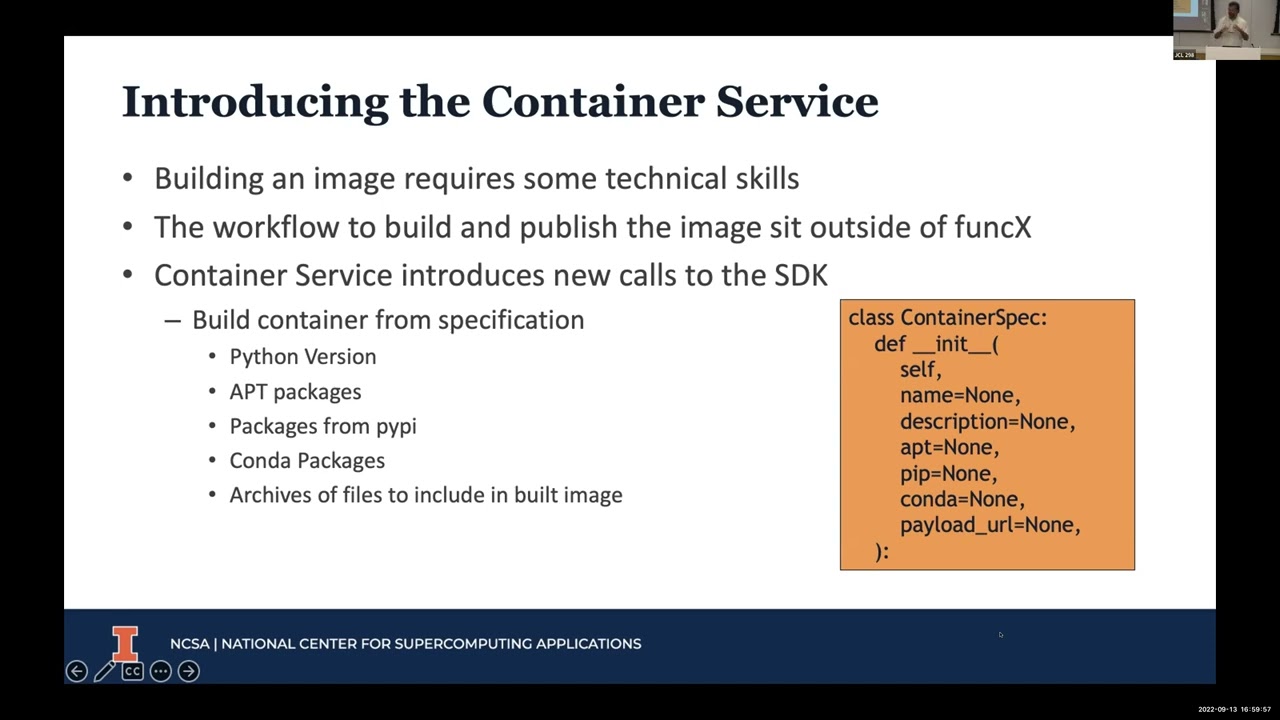 Introducing the FuncX Container Service