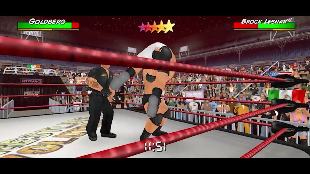 D.I.W Monday Night Raw: Goldberg vs Brock Lesnar