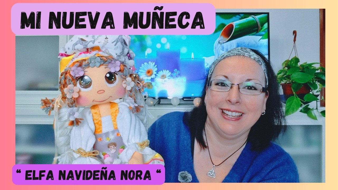 Muñeca de tela hecha a mano 🧵 Presentando mi nueva creación