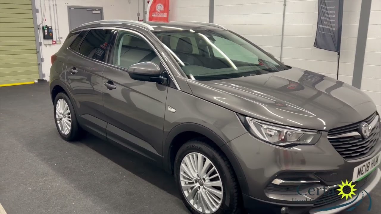 2018 Vauxhall Grandland X Sport Nav 1.2L Turbo Petrol Manual
