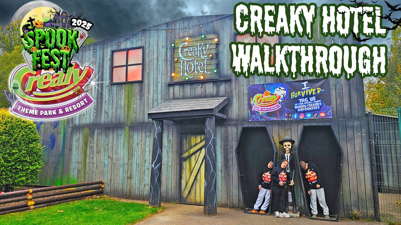 Check In to the NEW Creaky Hotel | Spook-Fest Crealy Theme Park and Resort (Oct 2025) [4K]