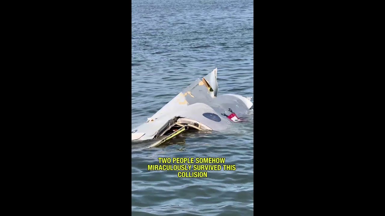 Here's what's left of deadly of Mexican Naval plane crash at Galveston Bay