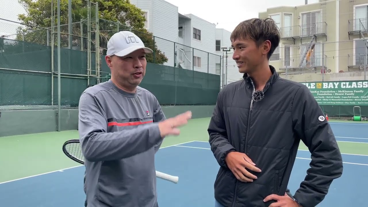 COACH ANDREW GU TEACHES HOW HE GENERATES POWER IN HIS FOREHAND