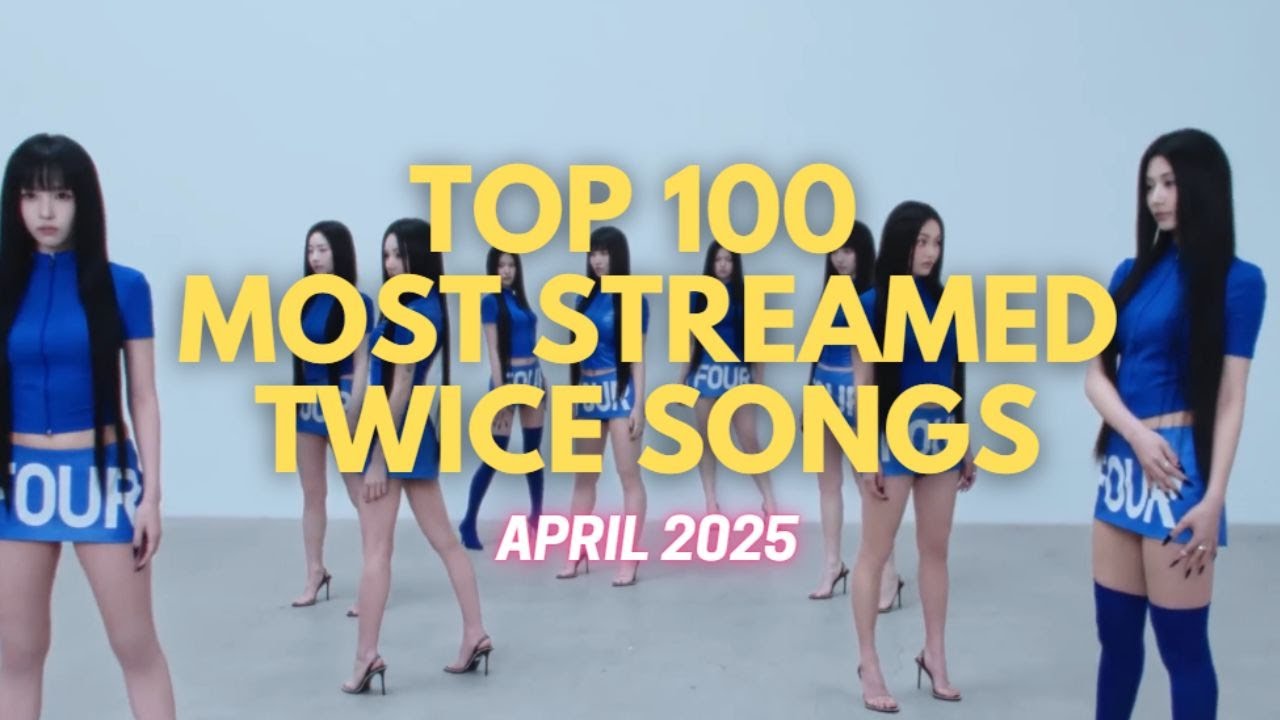 TOP 100 MOST STREAMED TWICE SONGS ON SPOTIFY | APRIL 2025